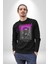 Vaftiz Bebek Papa Sanat Lenard Gaultier Sanat Erkek Kadın Unisex Dijital Baskılı Siyah Sweatshirt 4