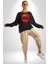 Mars Gezegen Erkek Kadın Unisex Dijital Baskılı Siyah Sweatshirt 1