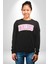 Malibu California Pembe Erkek Kadın Unisex Dijital Baskılı Siyah Sweatshirt 4