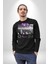 Rox Markası Şehir Tasarımı Erkek Kadın Unisex Dijital Baskılı Siyah Sweatshirt 3