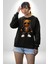 Hiphop Ayı Tedy Güneş Gözlük Deri Ceket Erkek Kadın Unisex Dijital Baskılı Siyah Sweatshirt 3