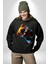 Cool Tedy Renkli Ayıcık Gözlük Erkek Kadın Unisex Dijital Baskılı Siyah Sweatshirt 5