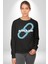 Zincirini Kır Uyan Erkek Kadın Unisex Dijital Baskılı Siyah Sweatshirt 2