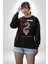 Çin Sitili Ejderha Bereket Tanrısı Erkek Kadın Unisex Dijital Baskılı Siyah Sweatshirt 1