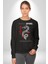 Çin Sitili Ejderha Bereket Tanrısı Erkek Kadın Unisex Dijital Baskılı Siyah Sweatshirt 2