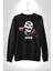 Bonanza Gülen Surat Gangster Erkek Kadın Unisex Dijital Baskılı Siyah Sweatshirt 5
