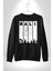 Bali Endonezya Erkek Kadın Unisex Dijital Baskılı Siyah Sweatshirt 3