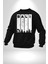 Bali Endonezya Erkek Kadın Unisex Dijital Baskılı Siyah Sweatshirt 5