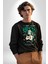 Aşk Tanrısı Gerçek Özgürlüğü Bulma Erkek Kadın Unisex Dijital Baskılı Siyah Sweatshirt 5