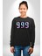999 Bir Sonuç Bir Bitişi Simgeler Erkek Kadın Unisex Dijital Baskılı Siyah Sweatshirt 5