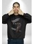 Inanç Çocuk Melek Erkek Kadın Unisex Dijital Baskılı Siyah Sweatshirt 4