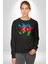 Azerbaycan Haritası Bayrak Tasarımı Erkek Kadın Unisex Dijital Baskılı Siyah Sweatshirt 2