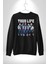 Korku Sineması Korku Kahramanları Haydut Hayatı Erkek Kadın Unisex Dijital Baskılı Siyah Sweatshirt 2