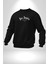 Los Angeles Sokak Tarzı Erkek Kadın Unisex Dijital Baskılı Siyah Sweatshirt 2