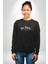 Los Angeles Sokak Tarzı Erkek Kadın Unisex Dijital Baskılı Siyah Sweatshirt 3