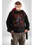 Astronot Gezegen Uzay Aracı Erkek Kadın Unisex Dijital Baskılı Siyah Sweatshirt 4