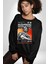Julius Sezar Antil Heykel Erkek Kadın Unisex Dijital Baskılı Siyah Sweatshirt 1