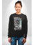 Hayal Etneyin Zeus Inanıyor Sokak Stili Erkek Kadın Unisex Dijital Baskılı Siyah Sweatshirt 1