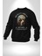 Ishak Kurbanı Erkek Kadın Unisex Dijital Baskılı Siyah Sweatshirt 3
