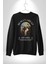 Ishak Kurbanı Erkek Kadın Unisex Dijital Baskılı Siyah Sweatshirt 4