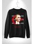 30 Ağustos Zafer Bayramı ve Atatürk Ay Yıldız Erkek Kadın Unisex Dijital Baskılı Siyah Sweatshirt 2