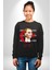 30 Ağustos Zafer Bayramı ve Atatürk Ay Yıldız Erkek Kadın Unisex Dijital Baskılı Siyah Sweatshirt 5