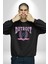 Detroit Kampüs Erkek Kadın Unisex Dijital Baskılı Siyah Sweatshirt 5