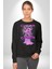 Siber Sokak Stili Erkek Kadın Unisex Dijital Baskılı Siyah Sweatshirt 2