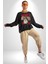 Uyan ve Para Kazanmaya Başla Sokak Style Erkek Kadın Unisex Dijital Baskılı Siyah Sweatshirt 1