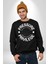 R367 - Pressure Is A Privilege Erkek Kadın Unisex Dijital Baskılı Siyah Sweatshirt 2