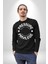R367 - Pressure Is A Privilege Erkek Kadın Unisex Dijital Baskılı Siyah Sweatshirt 3