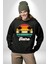 Retro Palmiye Güneş 80 90 Erkek Kadın Unisex Dijital Baskılı Siyah Sweatshirt 3
