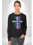 Ne Gerekiyorsa Onu Yap Renk Kartelası Erkek Kadın Unisex Dijital Baskılı Siyah Sweatshirt 2