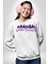 Anti Galau Erkek Kadın Unisex Dijital Baskılı Beyaz Sweatshirt 1