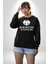 Maroon Eagle School Logolu T-Shirt Tasarımı Erkek Kadın Unisex Dijital Baskılı Siyah Sweatshirt 3