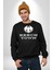 Maroon Eagle School Logolu T-Shirt Tasarımı Erkek Kadın Unisex Dijital Baskılı Siyah Sweatshirt 4