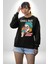 Sakin Ol Tüm Sorunlar Çözüldü Dondurma Ile Erkek Kadın Unisex Dijital Baskılı Siyah Sweatshirt 3