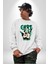 Aşk Tanrısı Gerçek Özgürlüğü Bulma Erkek Kadın Unisex Dijital Baskılı Beyaz Sweatshirt 2