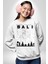 Bali Endonezya Erkek Kadın Unisex Dijital Baskılı Beyaz Sweatshirt 1