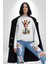 Yapay Zeka Sanat Zürafa Çiçekler Çizimi Erkek Kadın Unisex Dijital Baskılı Beyaz Sweatshirt 5
