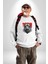 Gerçek Lider Tehlikeli Aslan Kafası Erkek Kadın Unisex Dijital Baskılı Beyaz Sweatshirt 3
