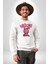 Öfkeli Voodoo Tavşan Xox Erkek Kadın Unisex Dijital Baskılı Beyaz Sweatshirt 1