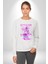 Siber Sokak Stili Erkek Kadın Unisex Dijital Baskılı Beyaz Sweatshirt 2