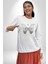 Kelebekler Gibi Cesur Ol Erkek Kadın Unisex Dijital Baskılı Beyaz Sweatshirt 1
