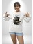 Aziz Sokak Sitili Özel Sözler Erkek Kadın Unisex Dijital Baskılı Beyaz Sweatshirt 1