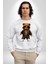 Hiphop Ayı Tedy Güneş Gözlük Deri Ceket Erkek Kadın Unisex Dijital Baskılı Beyaz Sweatshirt 1