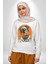 Cool Köpek Hapishane Güneş Gözlük Erkek Kadın Unisex Dijital Baskılı Beyaz Sweatshirt 4