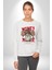 Uyan ve Para Kazanmaya Başla Sokak Style Erkek Kadın Unisex Dijital Baskılı Beyaz Sweatshirt 2