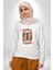 King Of Hearts Klasik Iskambil Kartı Grafiği Erkek Kadın Unisex Dijital Baskılı Beyaz Sweatshirt 5
