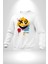 Smile Mood Xox Gülümseme Ruhu Erkek Kadın Unisex Dijital Baskılı Beyaz Sweatshirt 3